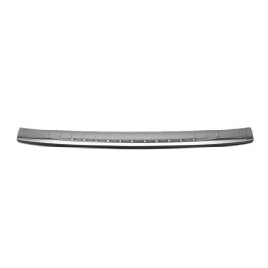 FIAT 500C Bumper Sill Cover - Rear - Omac - Brushed - Silver - '12-'16 FIAT 500C Bumper Sill Cover - Rear - Omac - Brushed - Silver - '12-'16